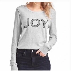 GAP Light Gray JOY Crewneck sweater